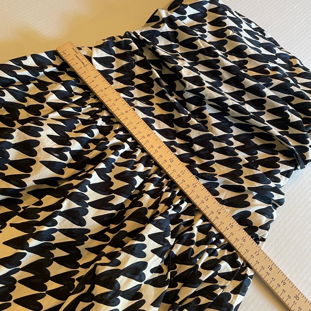 Band of the Free Free People Strapless Maxi Dress Smocked Back Blue White Print - Picture 11 of 14